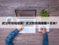 武汉地铁线路图？武汉地铁线路图一览表？