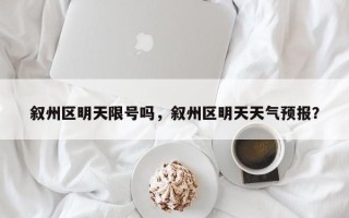 叙州区明天限号吗，叙州区明天天气预报？