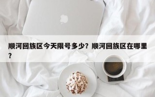 顺河回族区今天限号多少？顺河回族区在哪里？